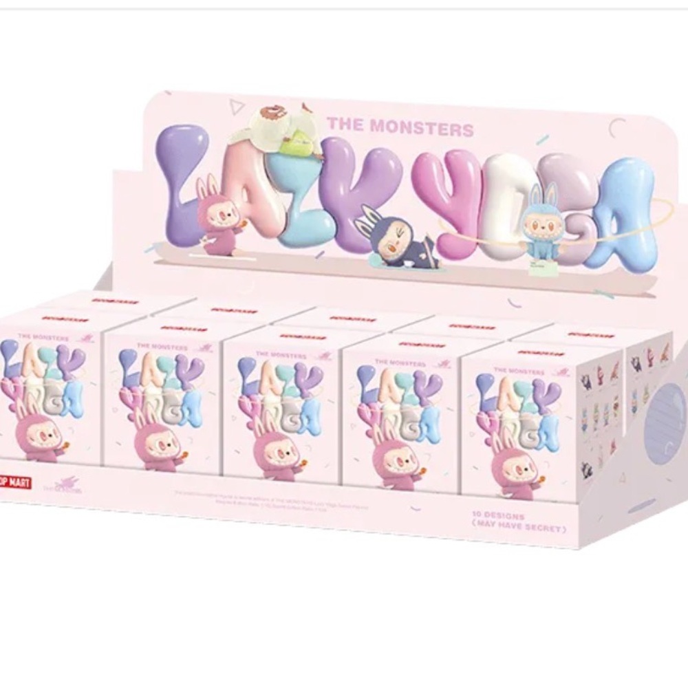 Pop Mart The Monsters Labubu Yoga Series Full Case